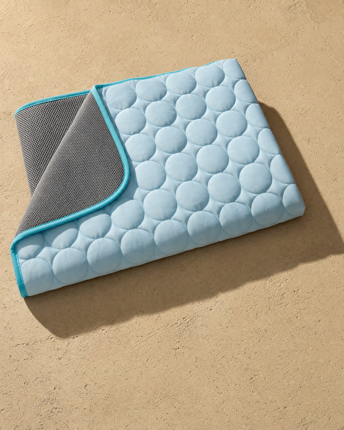 Folded PawFresco ChillMat with mesh backing